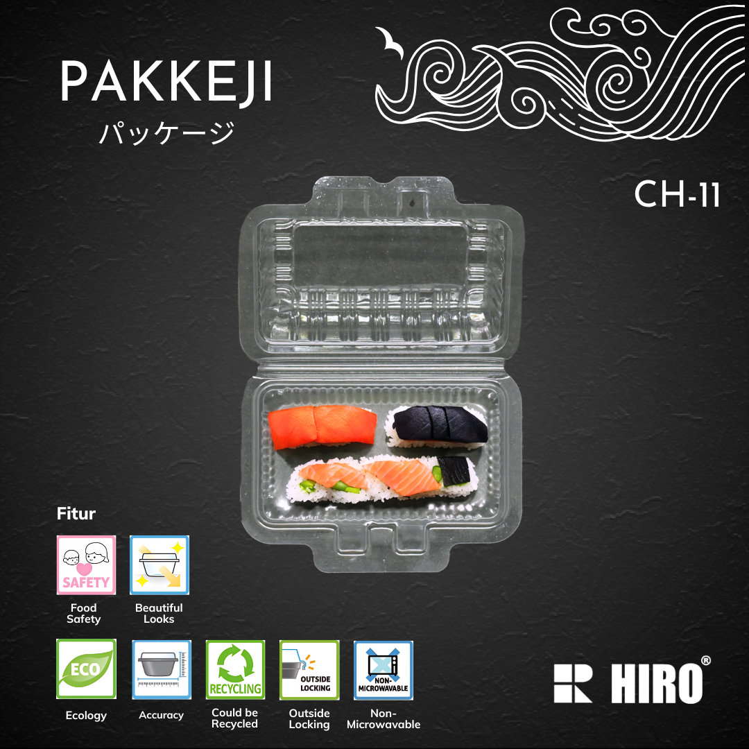SUSHI - CH-11 TRANSPARENT - HIRO FOOD - Gambar 4