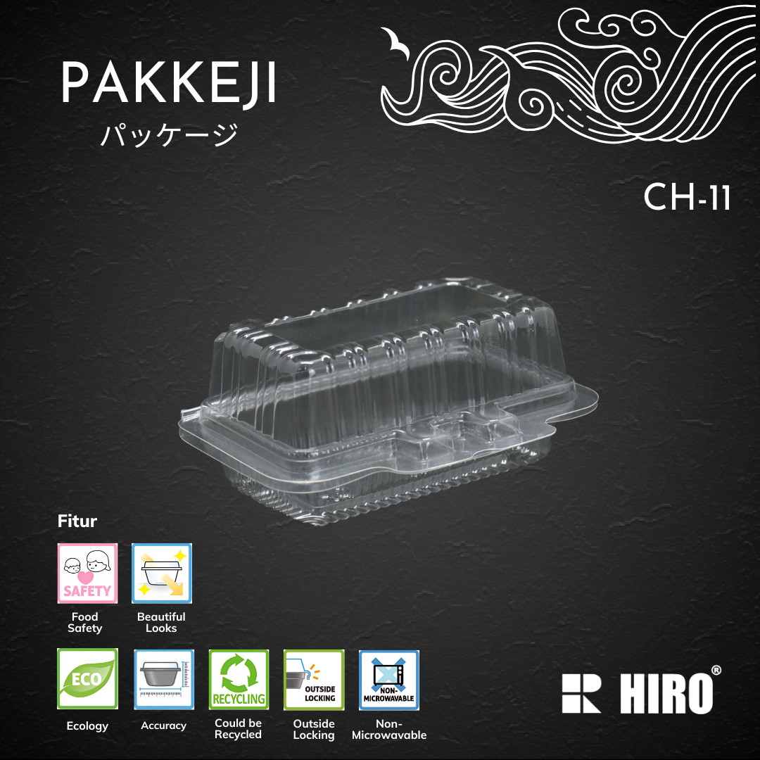 SUSHI - CH-11 TRANSPARENT - HIRO FOOD