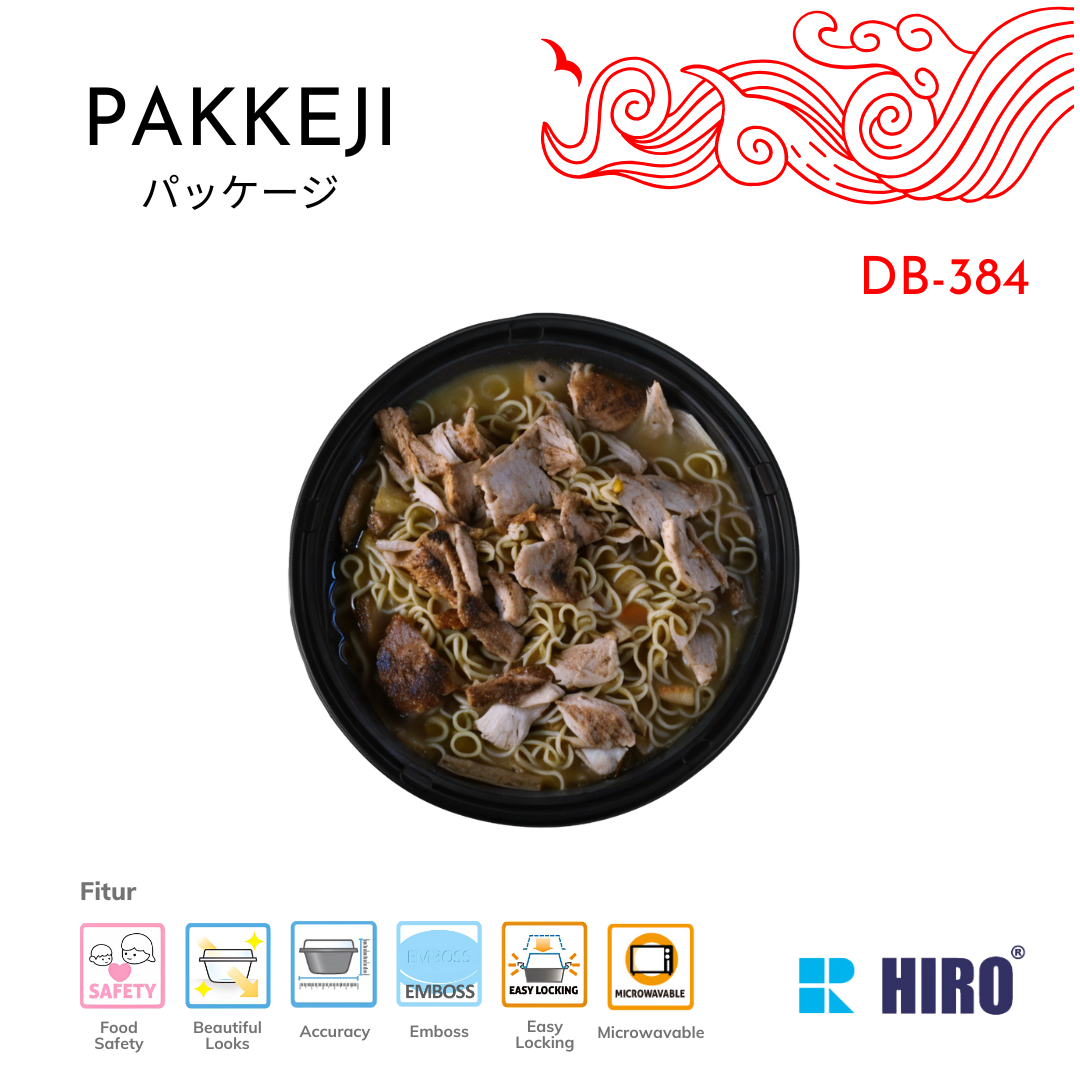 BOWL - DB-384 BLACK - HIRO FOOD - Gambar 4