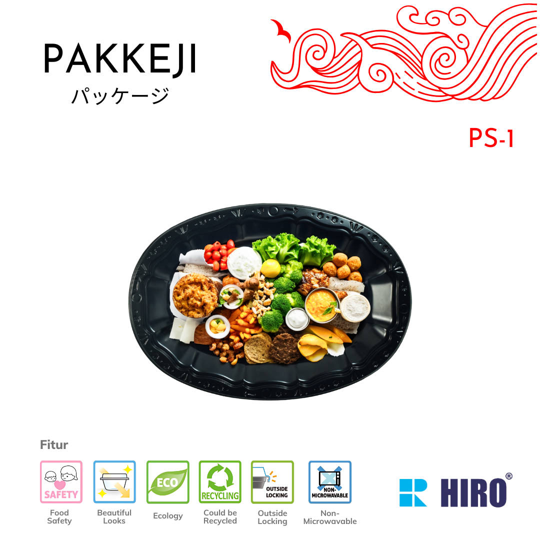PLATTER - PS-1 BLACK - HIRO FOOD - Gambar 4