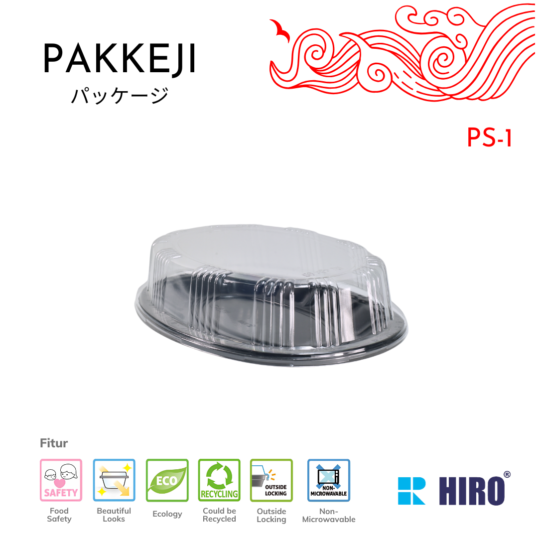 PLATTER - PS-1 BLACK - HIRO FOOD