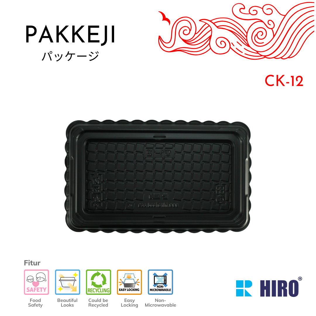 CAKE BOX - CK-12-BLACK - HIRO FOOD - Gambar 3