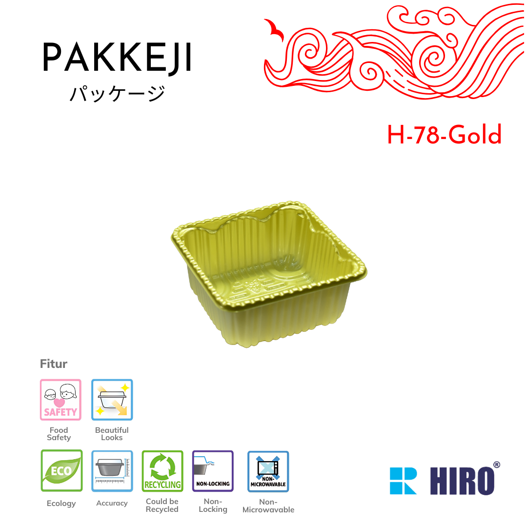 DISPLAY - H-78 GOLD - HIRO FOOD
