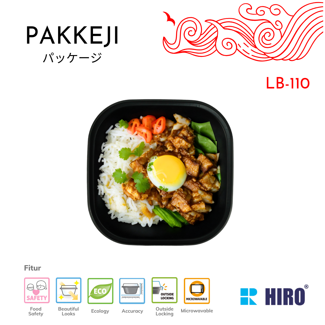 SIDE DISH - LB-110 BLACK - HIRO FOOD - Gambar 4