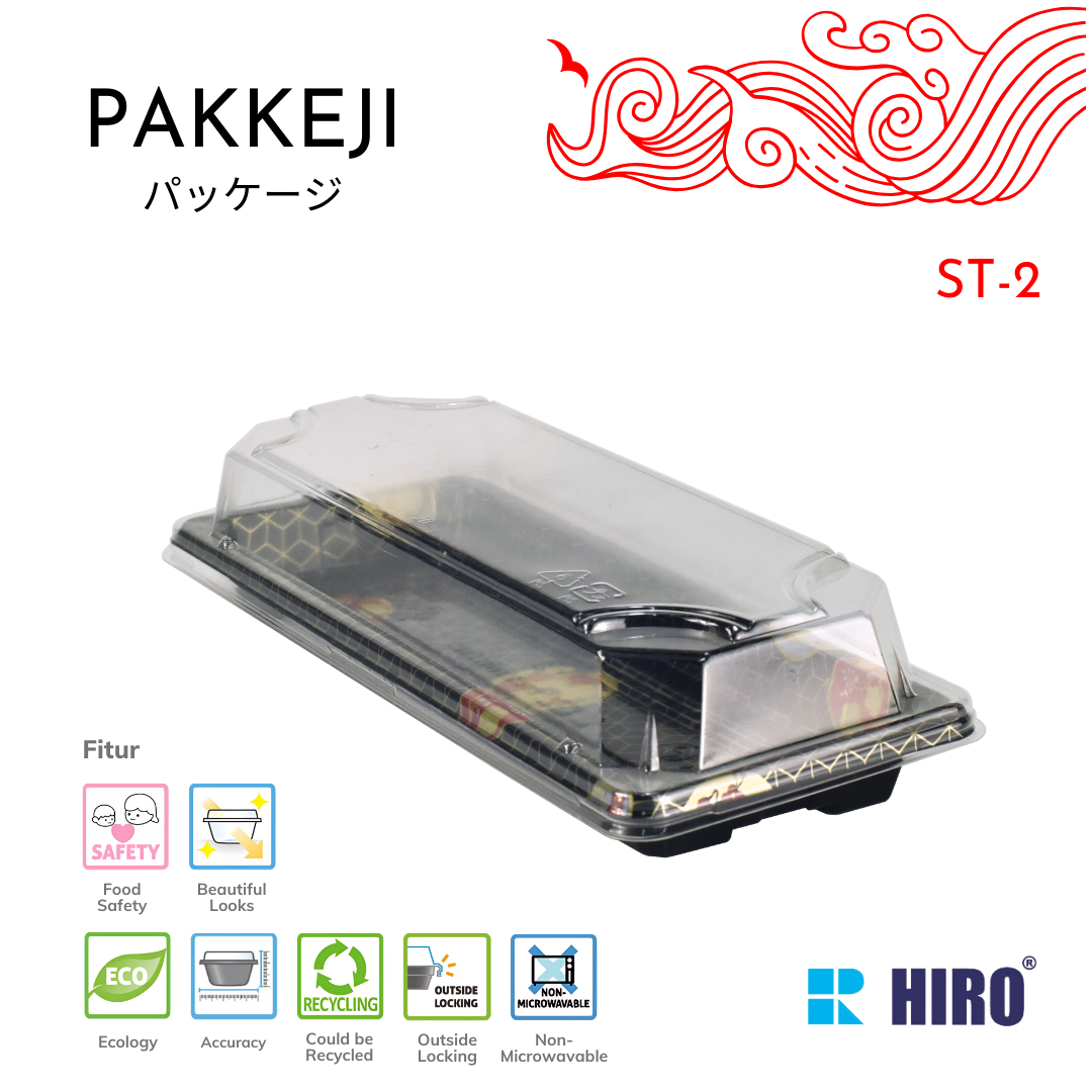 SUSHI TRAY - ST-2 SAKURA - HIRO FOOD