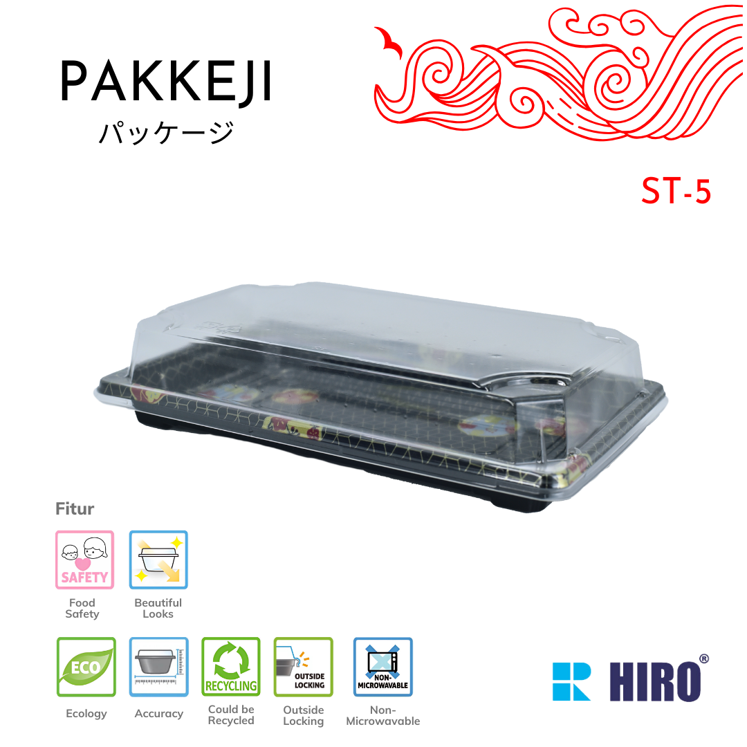 SUSHI TRAY - ST-5 SAKURA - HIRO FOOD